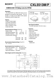 CXL5513P datasheet pdf SONY
