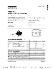 FDS9400 datasheet pdf Fairchild Semiconductor