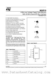M25P10-VMN6T datasheet pdf ST Microelectronics