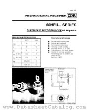 60HFU datasheet pdf International Rectifier