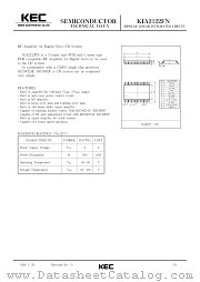 KIA2122FN datasheet pdf Korea Electronics (KEC)