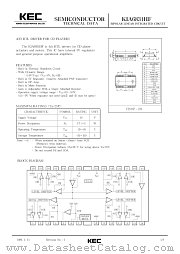 KIA6831HF datasheet pdf Korea Electronics (KEC)