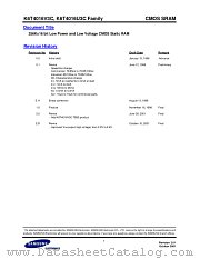 K6T4016V3C-TB85 datasheet pdf Samsung Electronic