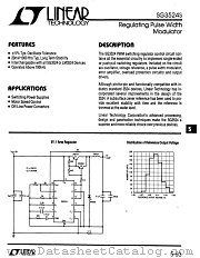 SG3524S datasheet pdf Linear Technology