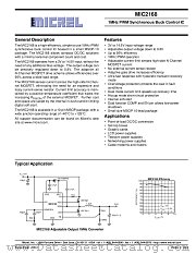 MIC2168MM datasheet pdf Micrel Semiconductor
