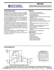 MIC2169MM datasheet pdf Micrel Semiconductor