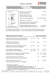 P4KE8.2A datasheet pdf Diotec Elektronische