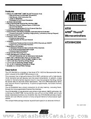 AT91M43300-12CC-1.8 datasheet pdf Atmel