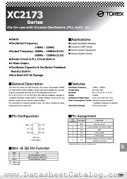 XC2173CD21ML datasheet pdf Torex Semiconductor