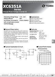XC6351A120 datasheet pdf Torex Semiconductor