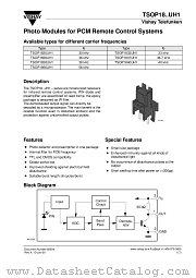 TSOP1837UH1 datasheet pdf Vishay