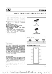 TSM111D datasheet pdf ST Microelectronics