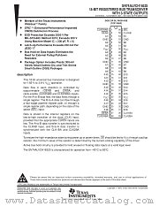 SN74ALVCH16525DGG datasheet pdf Texas Instruments