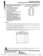 SN54LV4051AW datasheet pdf Texas Instruments