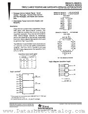 SN54S15W datasheet pdf Texas Instruments