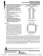SN54ABT651 datasheet pdf Texas Instruments