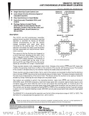 SN54HC191W datasheet pdf Texas Instruments