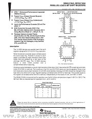 SN54LV165AW datasheet pdf Texas Instruments
