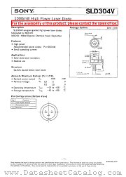 SLD304V-25 datasheet pdf SONY