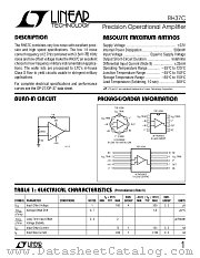 RH37C datasheet pdf Linear Technology