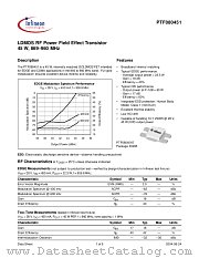 PTF080451 datasheet pdf Infineon