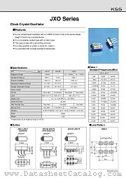 JXO datasheet pdf Kyocera Kinseki Corporation