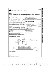 LM84CIMQAX datasheet pdf National Semiconductor