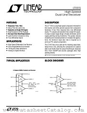 LT1015CJ8 datasheet pdf Linear Technology