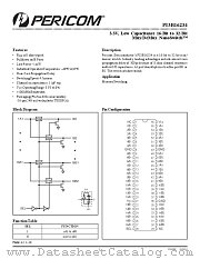PI3B16234AE datasheet pdf Pericom Technology