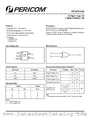 PI74ST1G86CX datasheet pdf Pericom Technology
