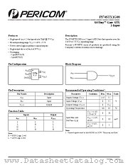 PI74STX1G08 datasheet pdf Pericom Technology