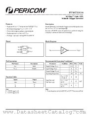 PI74STX1G14TX datasheet pdf Pericom Technology