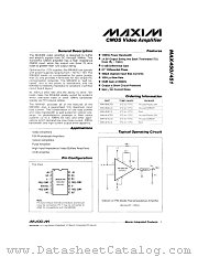 MAX450CPD datasheet pdf MAXIM - Dallas Semiconductor