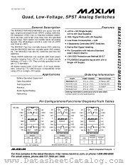 MAX4523CSE datasheet pdf MAXIM - Dallas Semiconductor