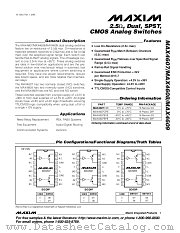 MAX4609EPE datasheet pdf MAXIM - Dallas Semiconductor