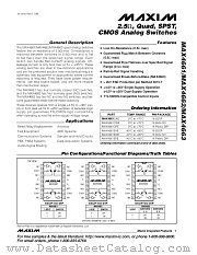 MAX4663CPE datasheet pdf MAXIM - Dallas Semiconductor