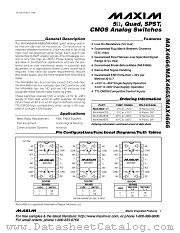 MAX4664CSE datasheet pdf MAXIM - Dallas Semiconductor