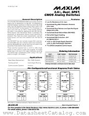 MAX4667ESE datasheet pdf MAXIM - Dallas Semiconductor