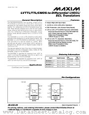 MAX9361ESA datasheet pdf MAXIM - Dallas Semiconductor