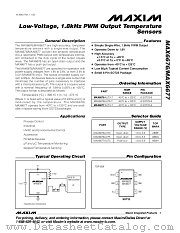 MAX6676AUT5-T datasheet pdf MAXIM - Dallas Semiconductor