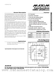 MAX2325EGI datasheet pdf MAXIM - Dallas Semiconductor