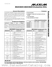 MAX2609EUT-T datasheet pdf MAXIM - Dallas Semiconductor