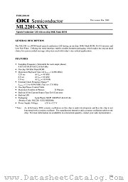 ML2201 datasheet pdf OKI electronic eomponets