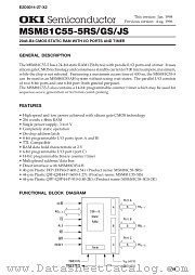 81C55 datasheet pdf OKI electronic eomponets