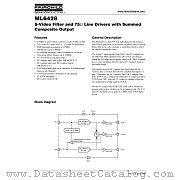ML6428CS-1 datasheet pdf Fairchild Semiconductor