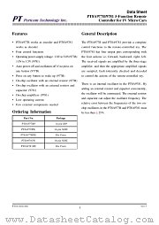 PT8A977B datasheet pdf Pericom Technology