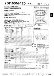 2DI150M-120 datasheet pdf Fuji Electric