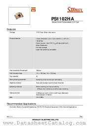 PS1102HA datasheet pdf Stanley Electric