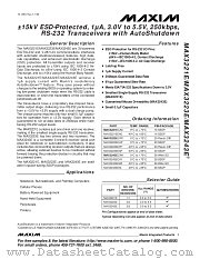 MAX3243EEAI datasheet pdf MAXIM - Dallas Semiconductor