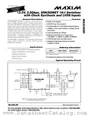 MAX3890ECB datasheet pdf MAXIM - Dallas Semiconductor